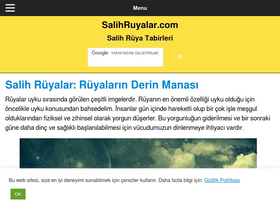 'salihruyalar.com' screenshot