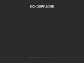 'songspk.mobi' screenshot