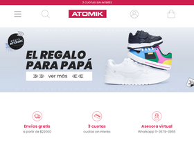 'atomik.com.ar' screenshot