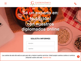 'gastronomicainternacional.com' screenshot