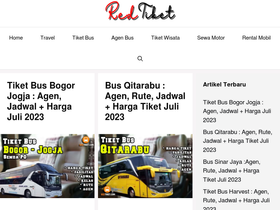 'redtiket.com' screenshot