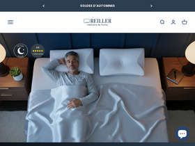 Oreiller Mémoire De Forme website screenshot