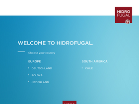 'hidrofugal.com' screenshot