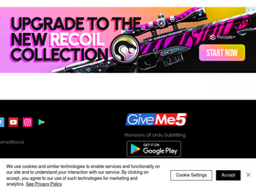 'giveme5.co' screenshot
