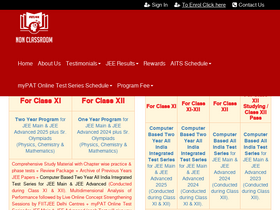 'fiitjeenonclassroomprograms.com' screenshot