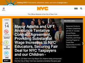 'sbsconnecttst.nyc.gov' screenshot