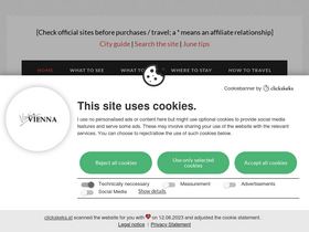 'visitingvienna.com' screenshot