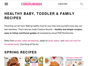 'creativenourish.com' screenshot