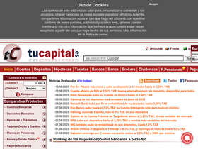 'tucapital.es' screenshot