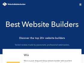 'websitebuilderinsider.com' screenshot