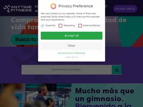 'anytimefitness.es' screenshot