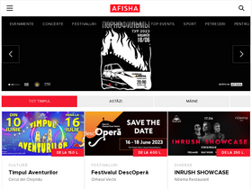 'afisha.md' screenshot