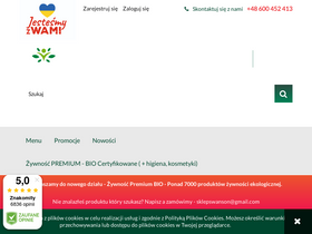 'sklepswanson.pl' screenshot