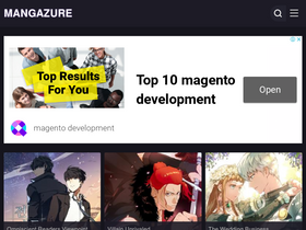 'mangazure.com' screenshot