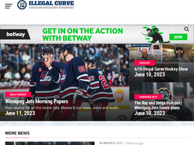 'illegalcurve.com' screenshot