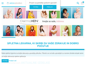 'moja-lekarna.com' screenshot