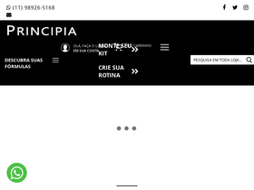 'principiaskin.com' screenshot