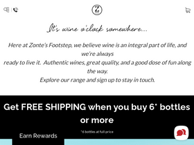 zontesfootstep.com.au homepage screenshot
