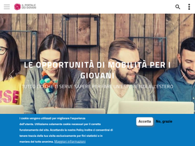 'portaledeigiovani.it' screenshot