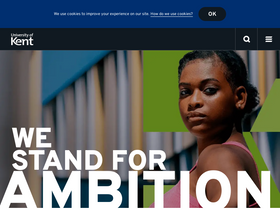 'kent.ac.uk' screenshot