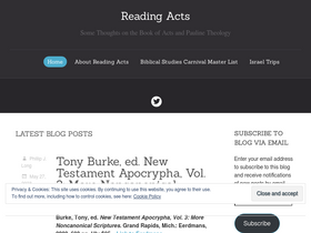 'readingacts.com' screenshot