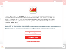 'rireetchansons.fr' screenshot