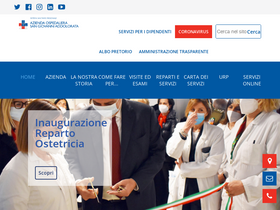 'hsangiovanni.roma.it' screenshot