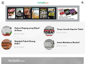 'asysyariah.com' screenshot