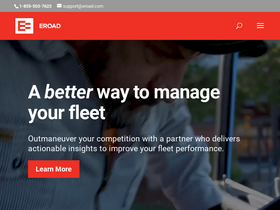 'eroad.com' screenshot