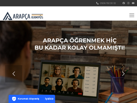 'arapcakampus.com' screenshot