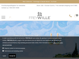 'freywille.com' screenshot