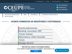 'ceupe.cl' screenshot