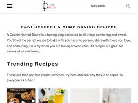 'cookienameddesire.com' screenshot