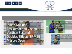 'aitatennis.com' screenshot