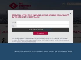 'est-ensemble.fr' screenshot