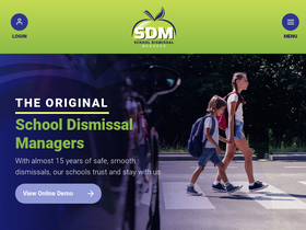 'schooldismissalmanager.com' screenshot
