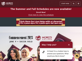'norcocollege.edu' screenshot