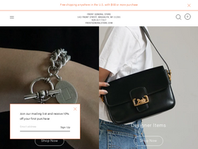 Front General Store website screenshot