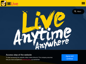 'mlive.la' screenshot