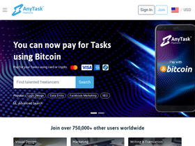 'anytask.com' screenshot