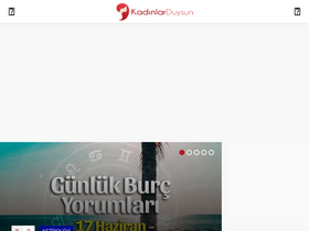 'kadinlarduysun.com' screenshot