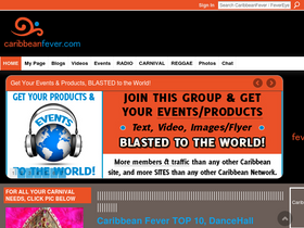'caribbeanfever.com' screenshot