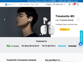 'timekettle.co' screenshot