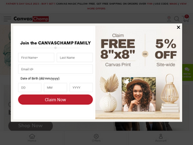 'canvaschamp.in' screenshot