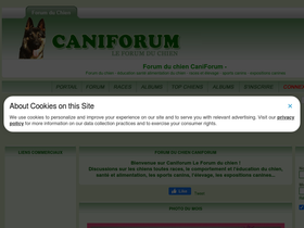 'forum-chien.com' screenshot