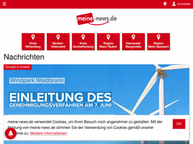 'meine-news.de' screenshot