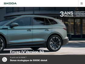 'skoda.fr' screenshot