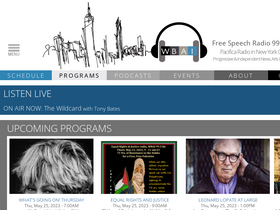 'wbai.org' screenshot