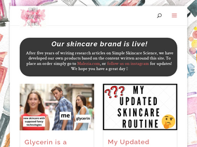 'simpleskincarescience.com' screenshot