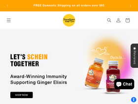 immuneshineteahaus.com homepage screenshot